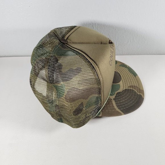 Ducks Unlimited Camo Trucker Snapback Hat Coulee Region Wisconsin Mesh Back OS - Picture 3 of 6